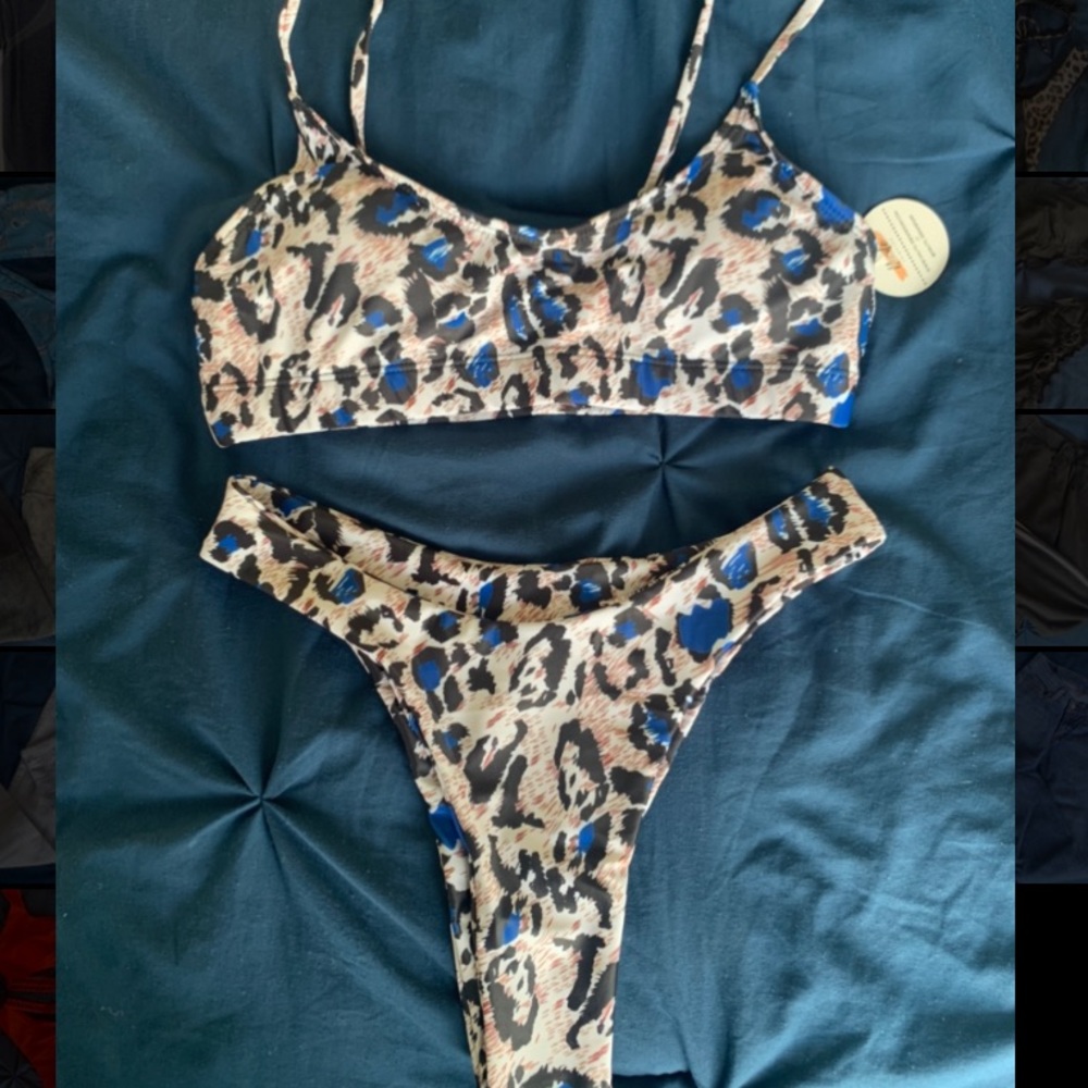 Haute Swimwear leopard bikini